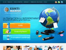 Tablet Screenshot of esmti-maroc.com